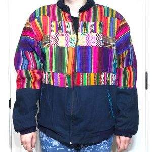 Guatemalan patchwork jacket